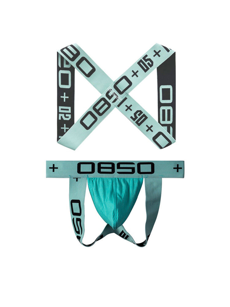 Men's Ultra-Soft Cotton Supportive Fit Activewear Shoulder Strap & Underwear