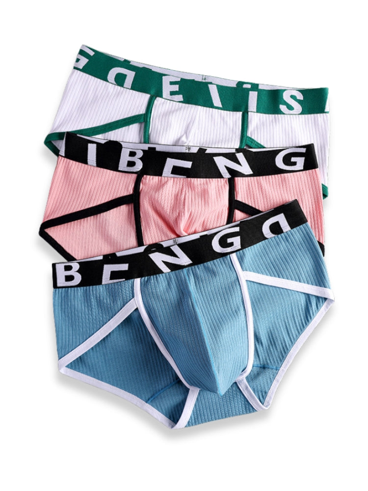 4-pack Men's Ultra-Soft Breathable Cotton High-Stretch Briefs 