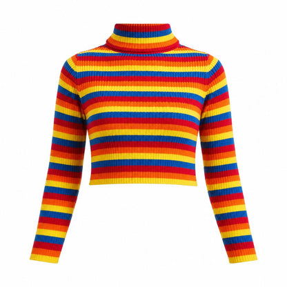 Rainbow Rush Turtleneck