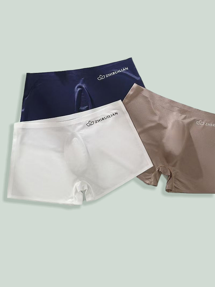 2-pack Men's Translucent Seamless 3D Pocket Trunks