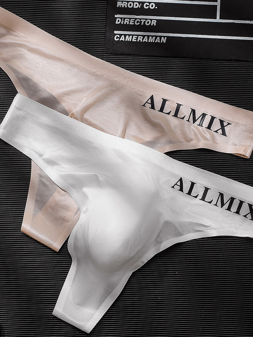 4 Pack ALLMIX Men's Sexy Seamless T-back Thongs