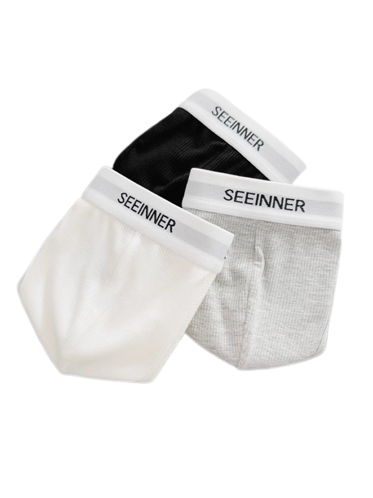 3 Pack Men's Sporty Cut Comfy Waistband Moisture-Wicking Briefs