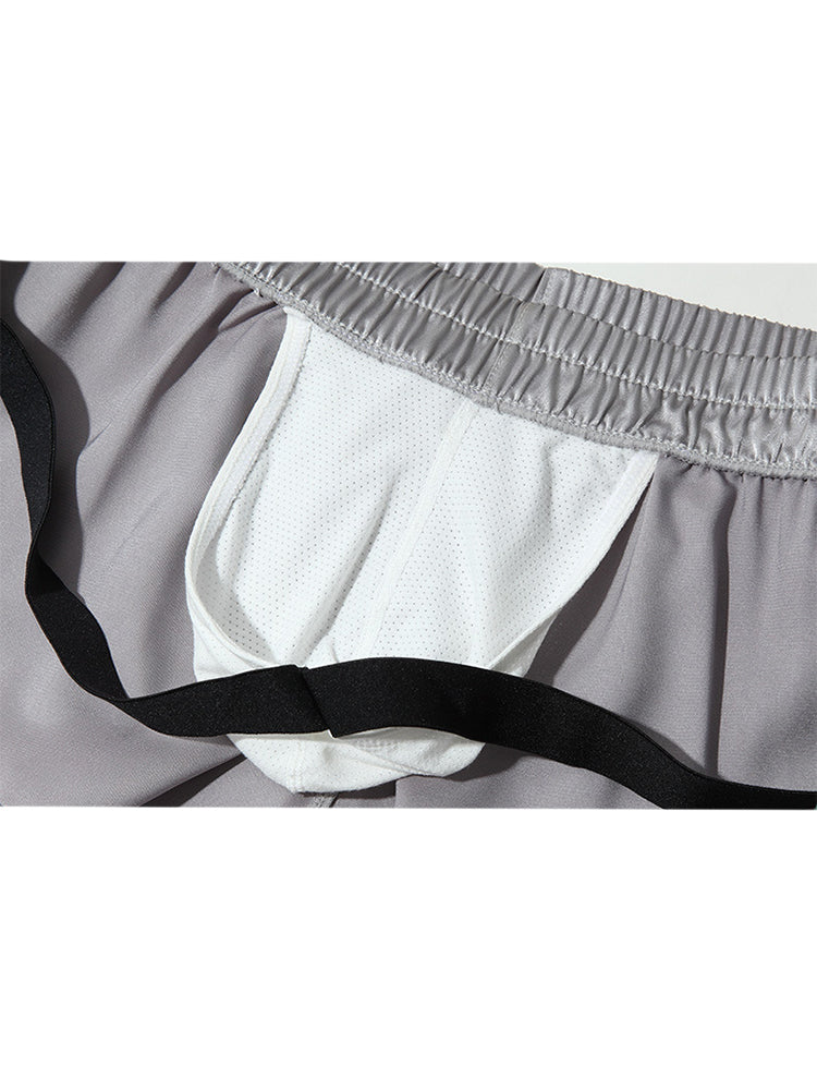 Men's Ruffle Split Antibacterial Lightweight Boxers Briefs