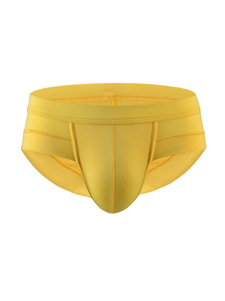 4 Pack Men's Solid Breathable Anti-Pinch Briefs
