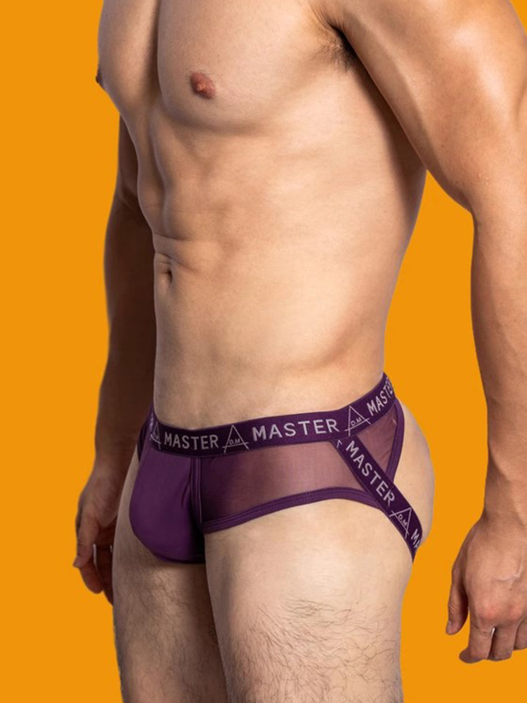 2 Pack Men's Low-Rise Sexy Double Strap Jockstrap