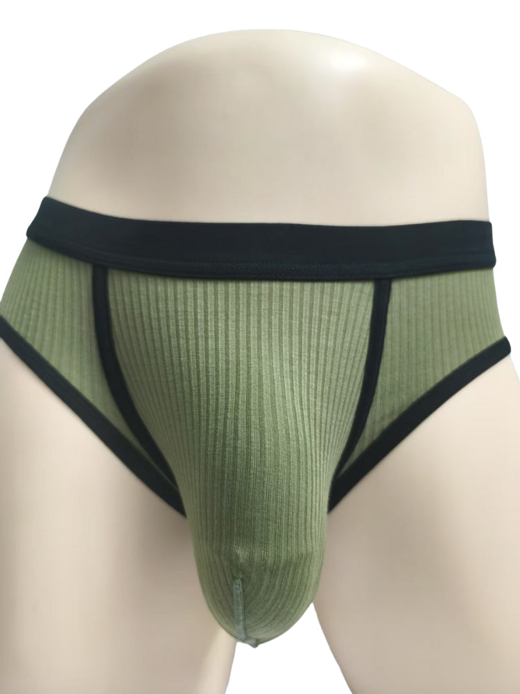 3 Pack Men's Seamless Comfort Large Supportive Pouch Sexy Low-Rise Briefs