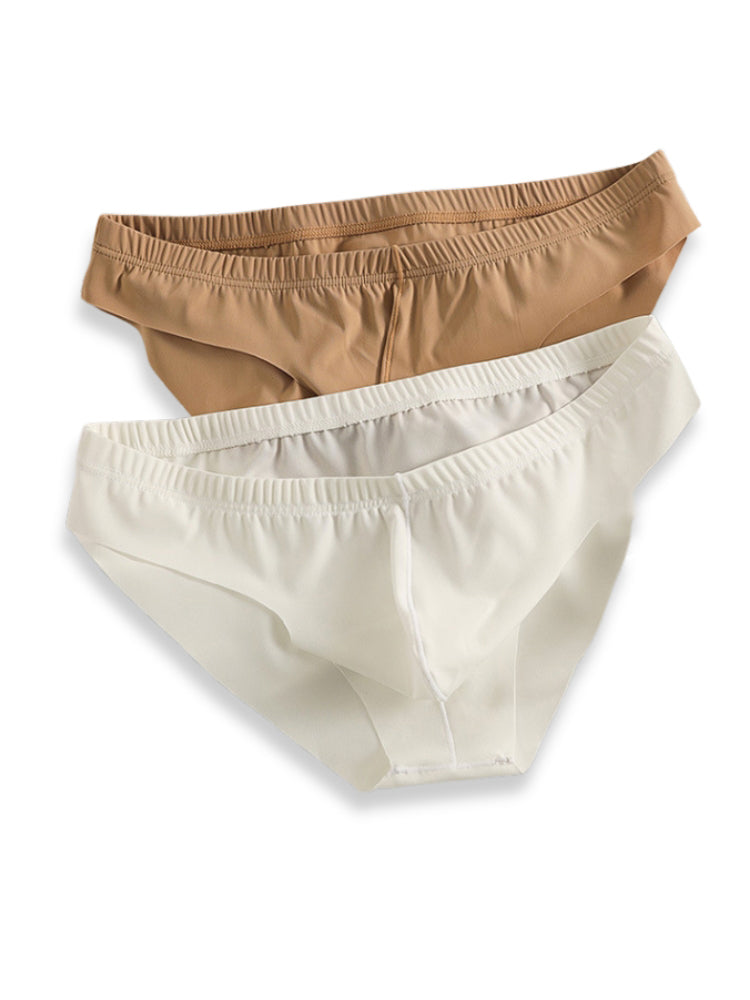 4 Pack Men's Ice Silk Lightweight Breathable Minimalist Briefs