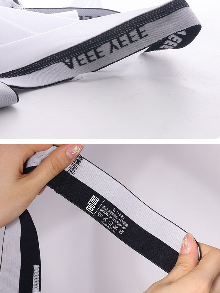 Men's Ice Silk Hip Hollow Mesh Boxer Briefs