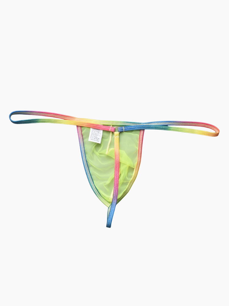 3 Pack Men's Sexy Lightweight & Airy Sporty Cut Anti-Chafing Strings