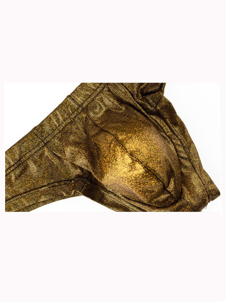 3 Pack Men's Sparkle Thongs in Solid Colors