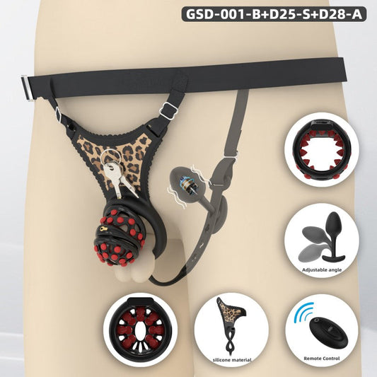 Silicone Soft Nail Modular Chastity Cage System GSD Wearable Chastity Device