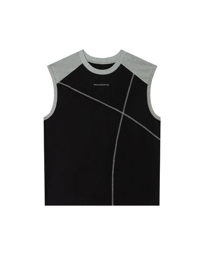 Deconstructed Stitched Ice-Feel Quick-Dry Summer Tank Top