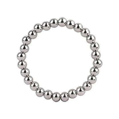 Metal Cock Ring with Multi Beads