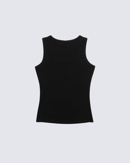 Retro Minimalist Style Studded Print Vest