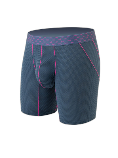 3 Pack Men's Anti-chafing Waffle Boxer Briefs