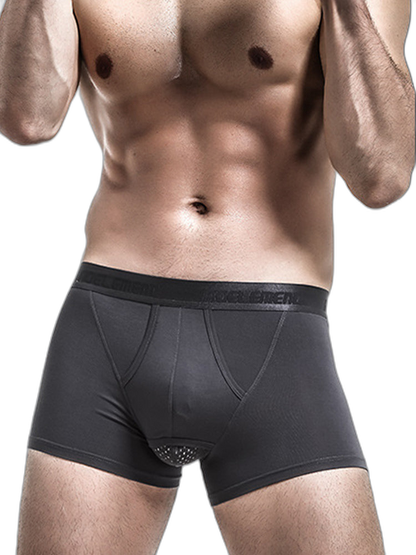 3 Pack Men's Separated Pouch Mesh Support Trunks