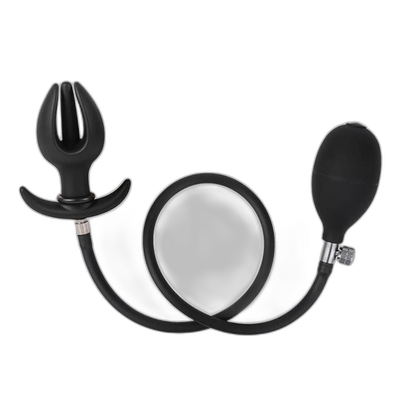 Flower - Inflatable Butt Plug - Silicone Anal Plug