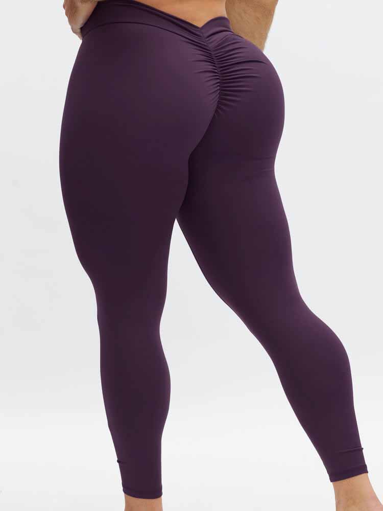 V-Waist Sports Fitness Skinny Pants