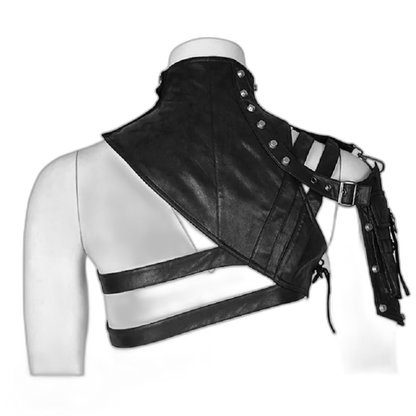 Steampunk Armor-Style Shoulder Bag Harness