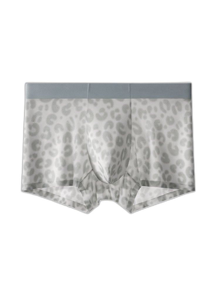 3 Pack Men's Ultra-Thin Ice Silk Trunks