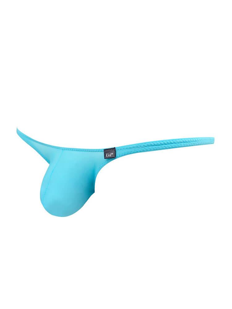 Men's Sexy Ultra-Thin Ice Silk Bikini Thong