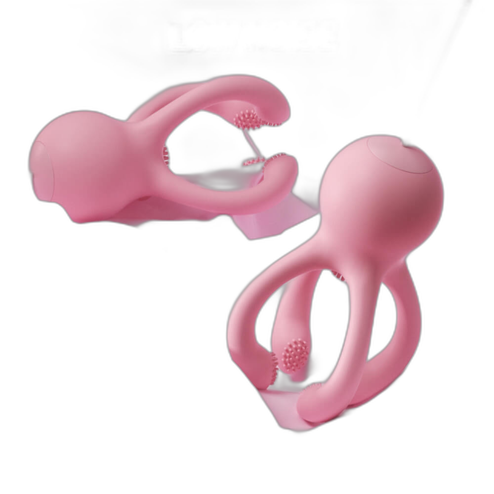 OctoVibe - Vibrating Nipple Clamp & Clit Sucker