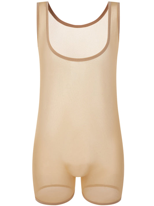 Men's Mesh Elastic Bodysuit