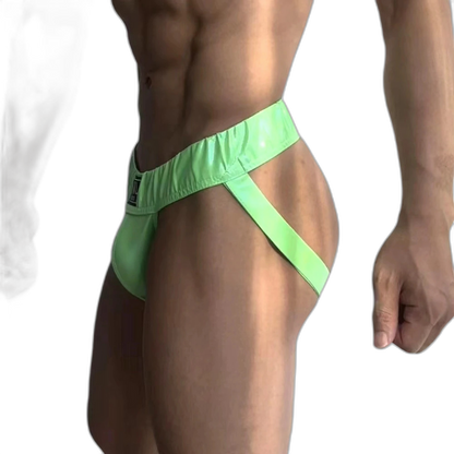 Jockmail Erotic Edge PU Leather Jockstrap