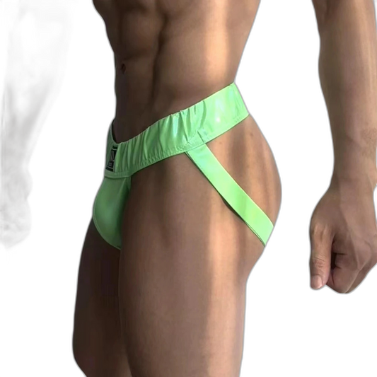 Jockmail Erotic Edge PU Leather Jockstrap