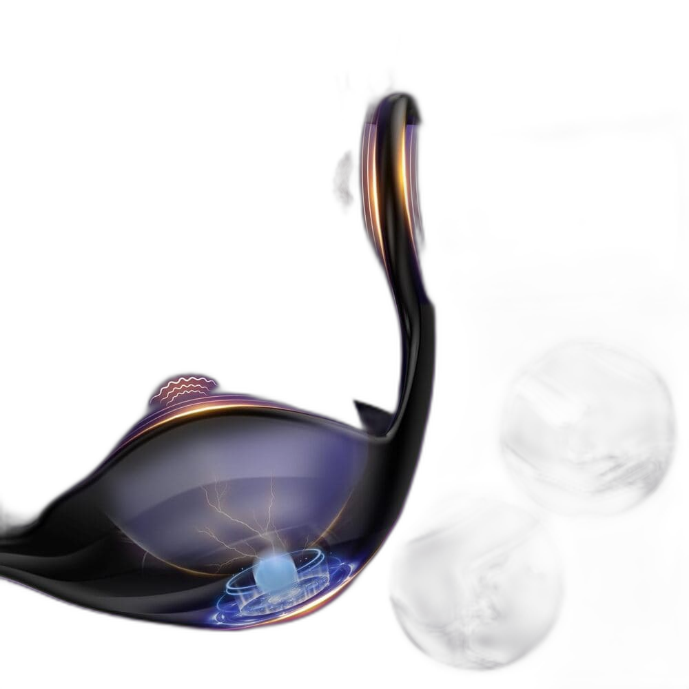 Hellflower II – Expanding Anal Vibrator with Cock Ring – Prostate & Perineum Massager