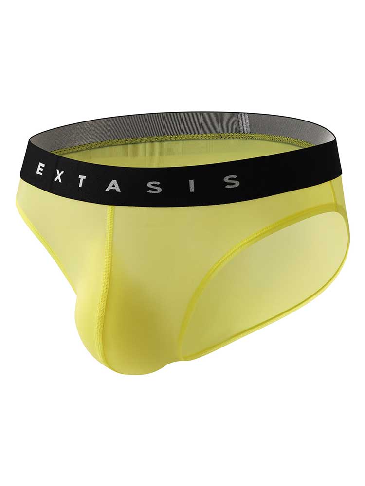 Men's Letter Belt Sexy Solid Color Briefs