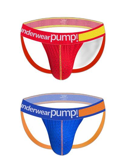 2 Pack Men's Sexy Hip-High Thongs