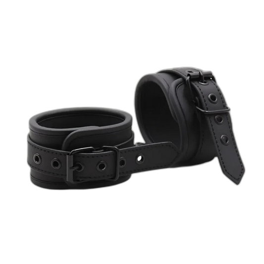Leather Black Handcuffs