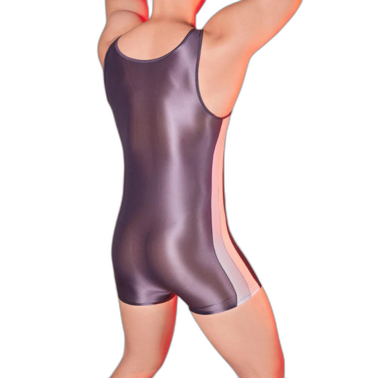 Glossy Transparent Wrestling Fantasy Bodysuit