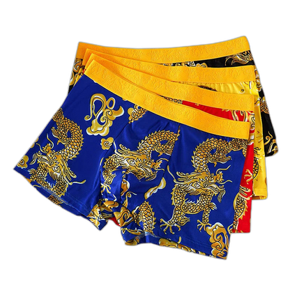 Dragon Daddy Bold Print Men’s Boxer Shorts (4 Pack)