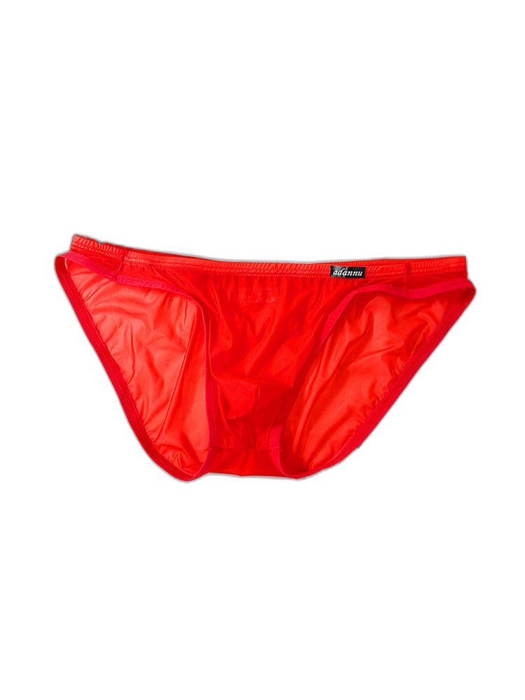 Men's Sheer Low-Rise Bikini with Contoured Pouch