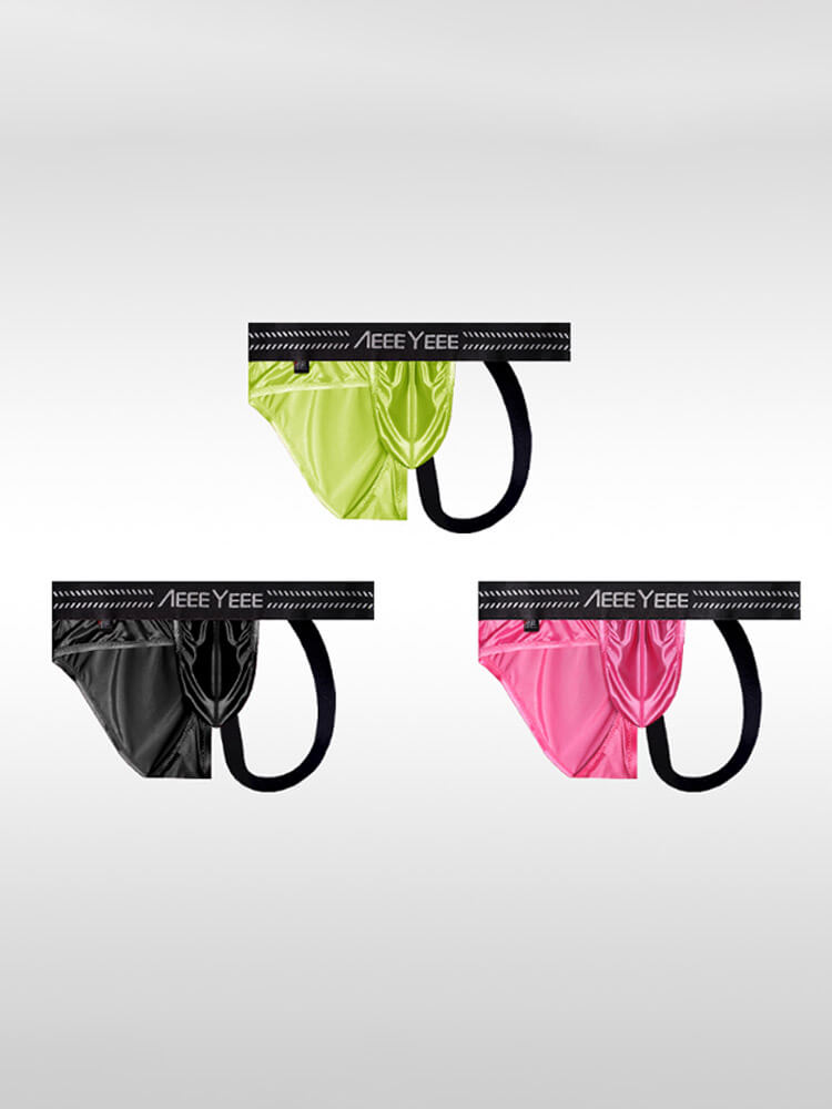 Men's Irregular Triangle Stitching Thong Briefs