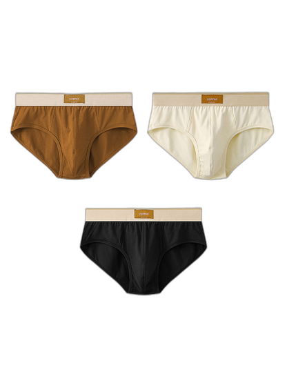 3 Pack Men’ Breathable Stretch-Cotton Briefs
