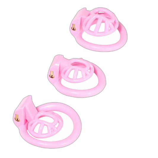 PushTech Chastity Cage With 4 Ring Sizes
