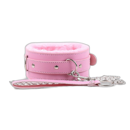 Kinky Fur Lined Bondage Collar