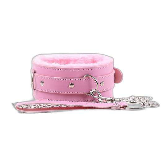 Kinky Fur Lined Bondage Collar
