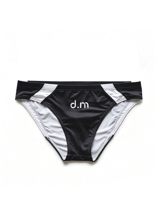 Men's Color-Block Low-Rise Quick-Dry Athletic Briefs
