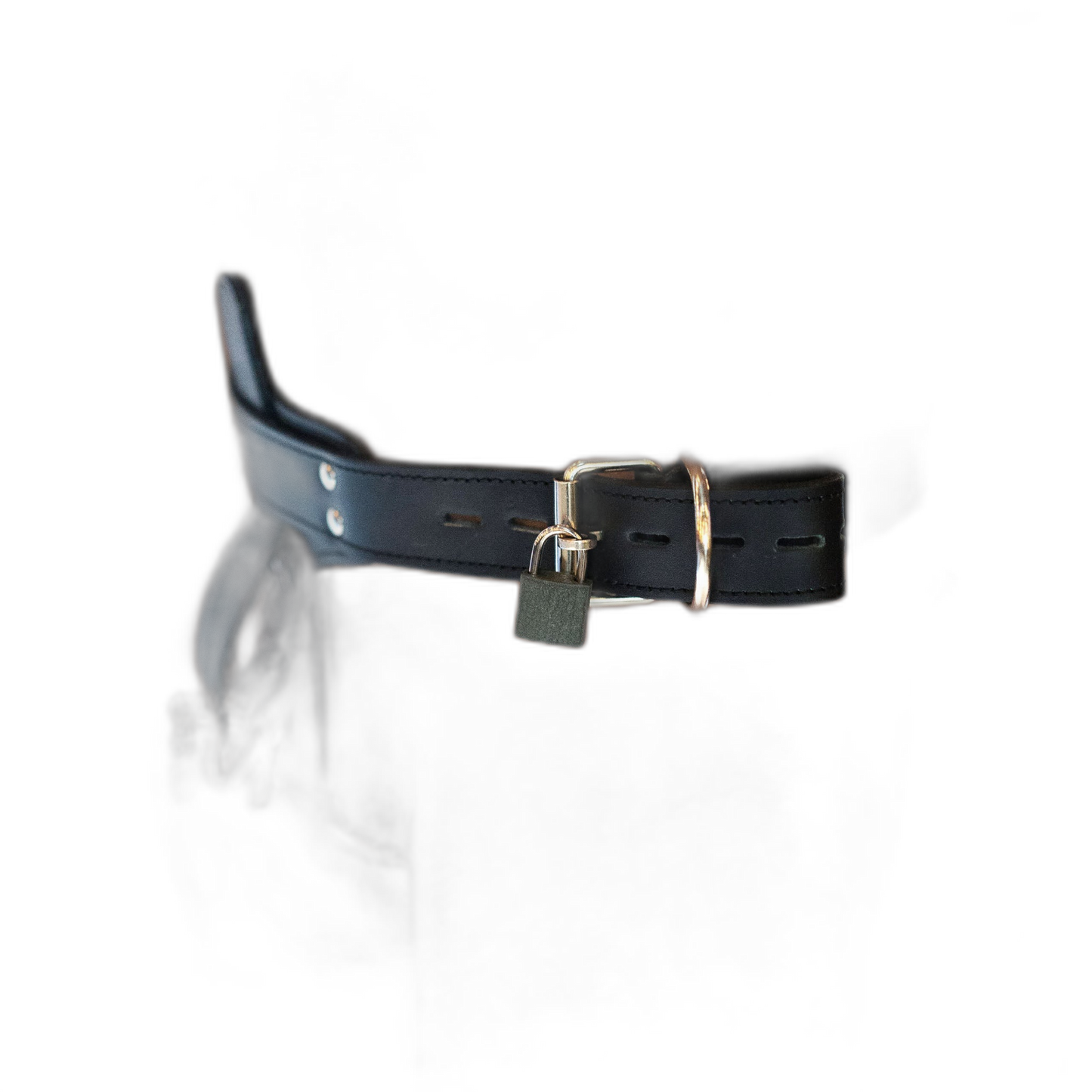 ruff GEAR Leather Locking Chastity Belt