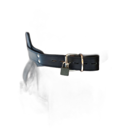 ruff GEAR Leather Locking Chastity Belt