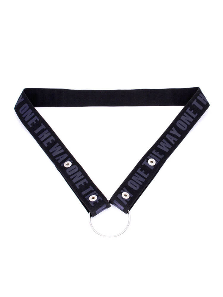 Men's Chastity Lock Elastic Auxiliary Belt
