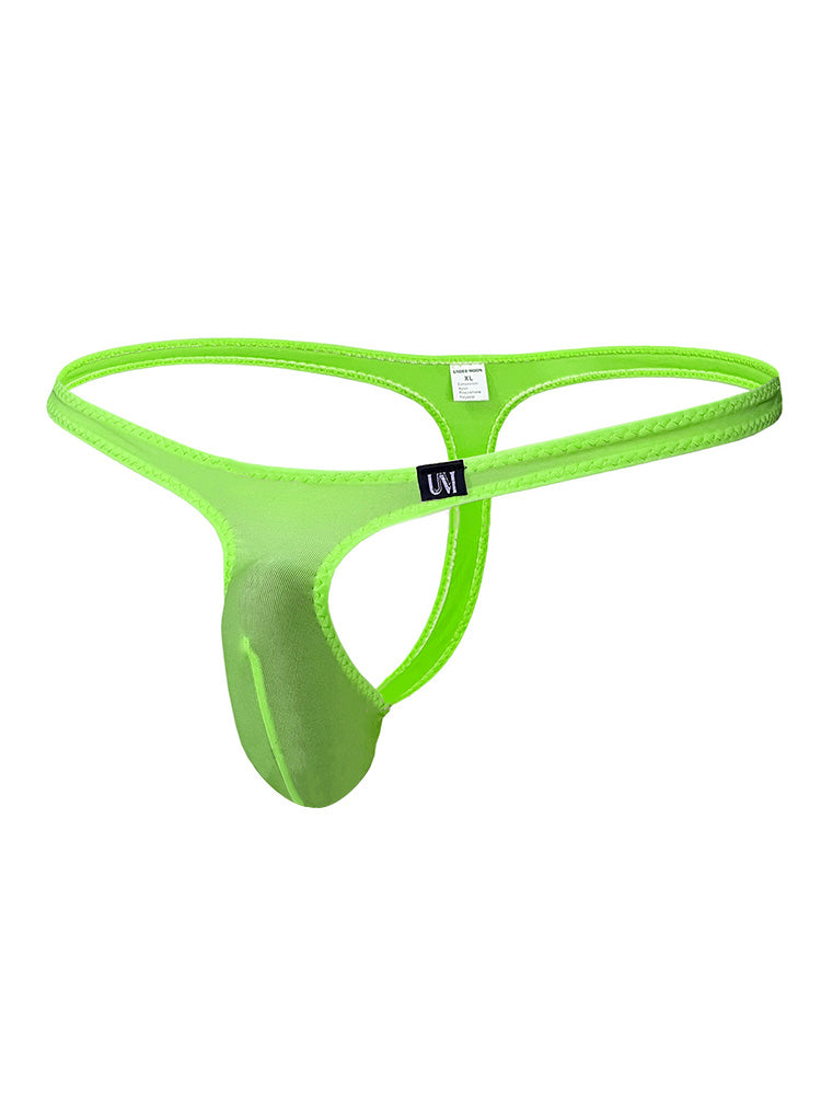Men's Low Rise Ice Silk Solid Color Thong