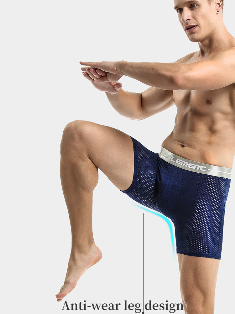 3 Pack Men's Breathable Boxers Briefs