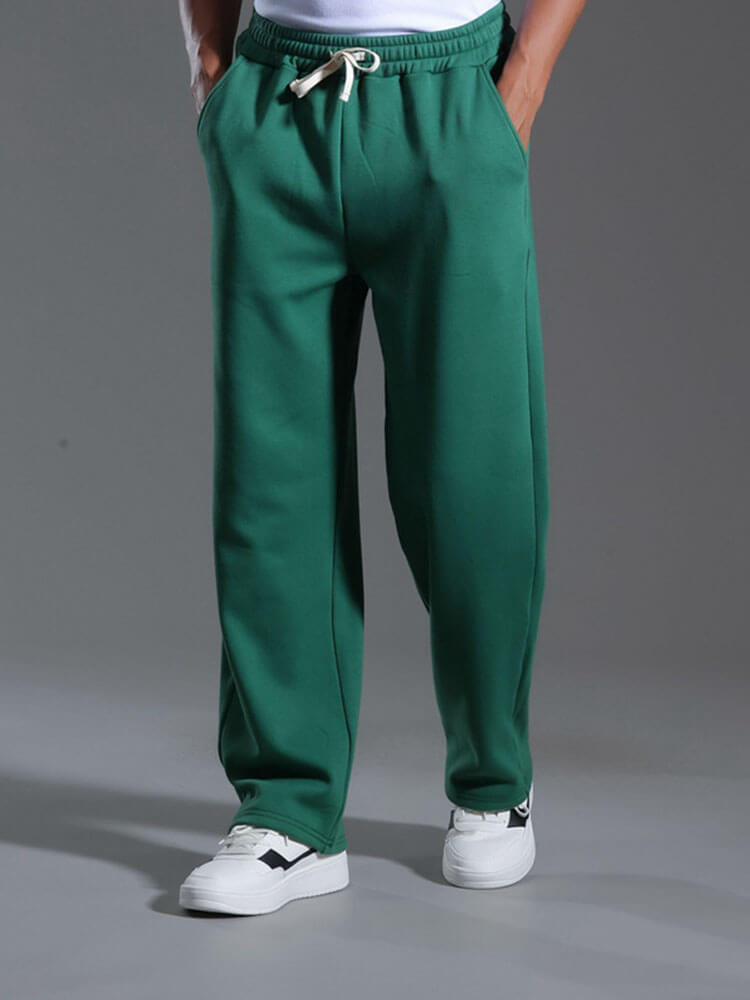 Men's Loose-Fit Fleece-Lined Casual Sweatpants