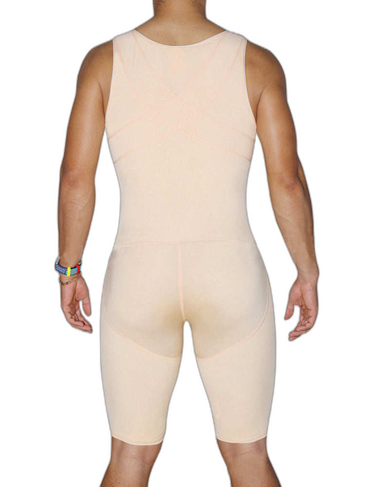Men’s Abdomen Body Shaper Legs Control Bodysuit