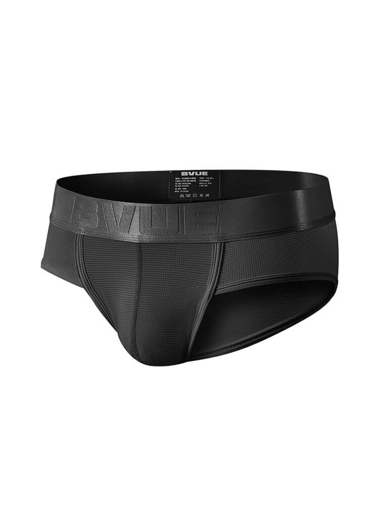 Men's Sexy Low-Rise U-Convex Mesh Briefs